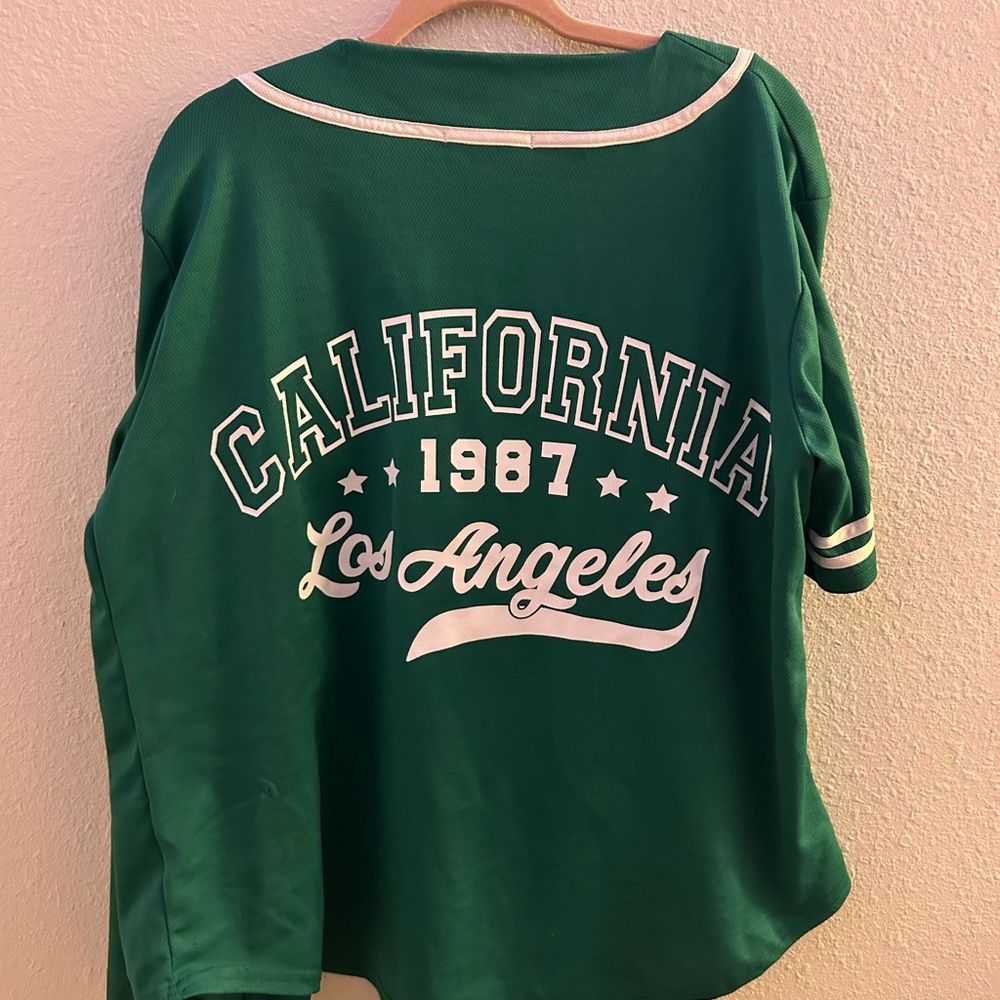 Los Angeles California Green Baseball jersey